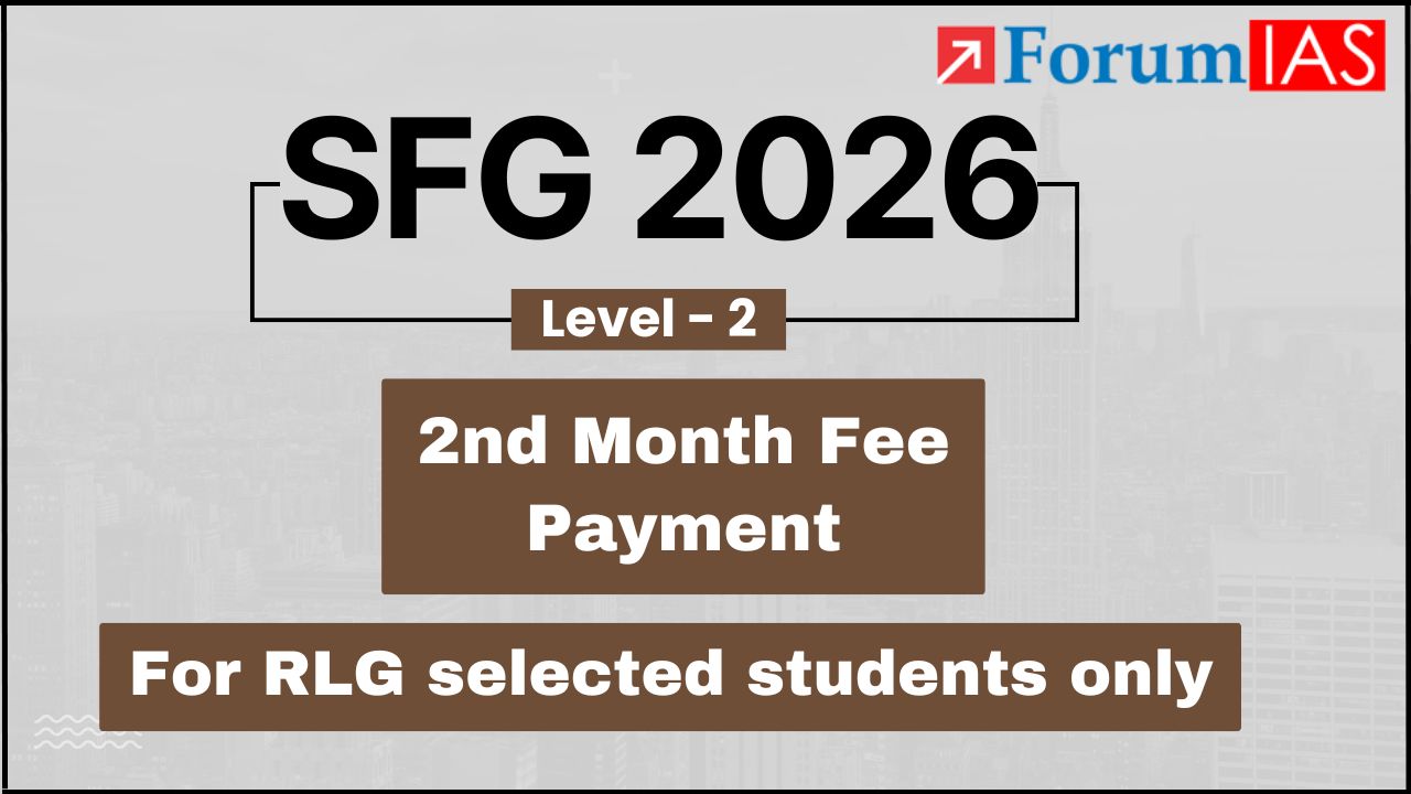 SFG 2025 Level-2 | 2nd Month fee payment for RLG Category only